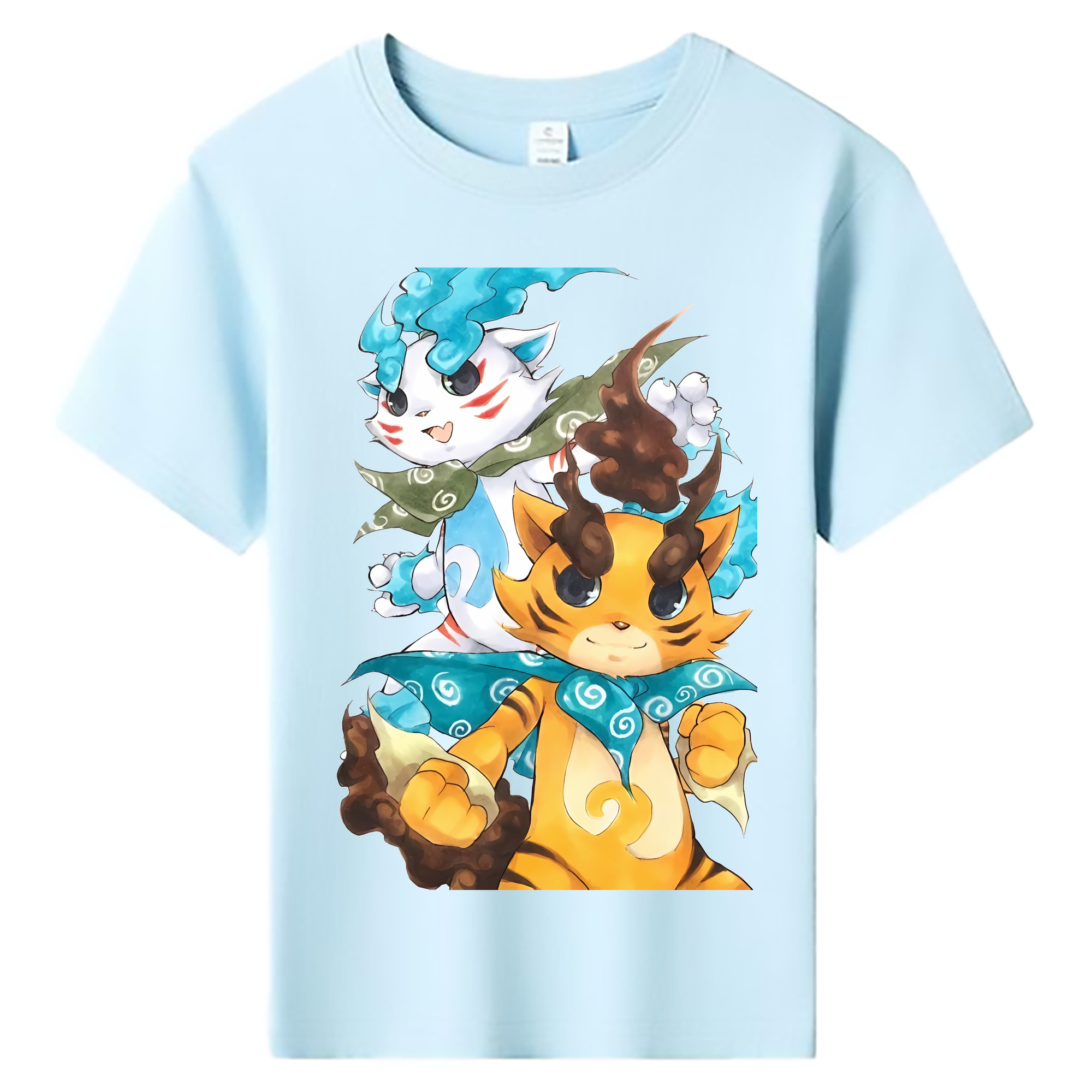 （画像用） 妖怪ウォッチ Yo-kai Watch 綿100％キッズTシャツ（フロントプリント）